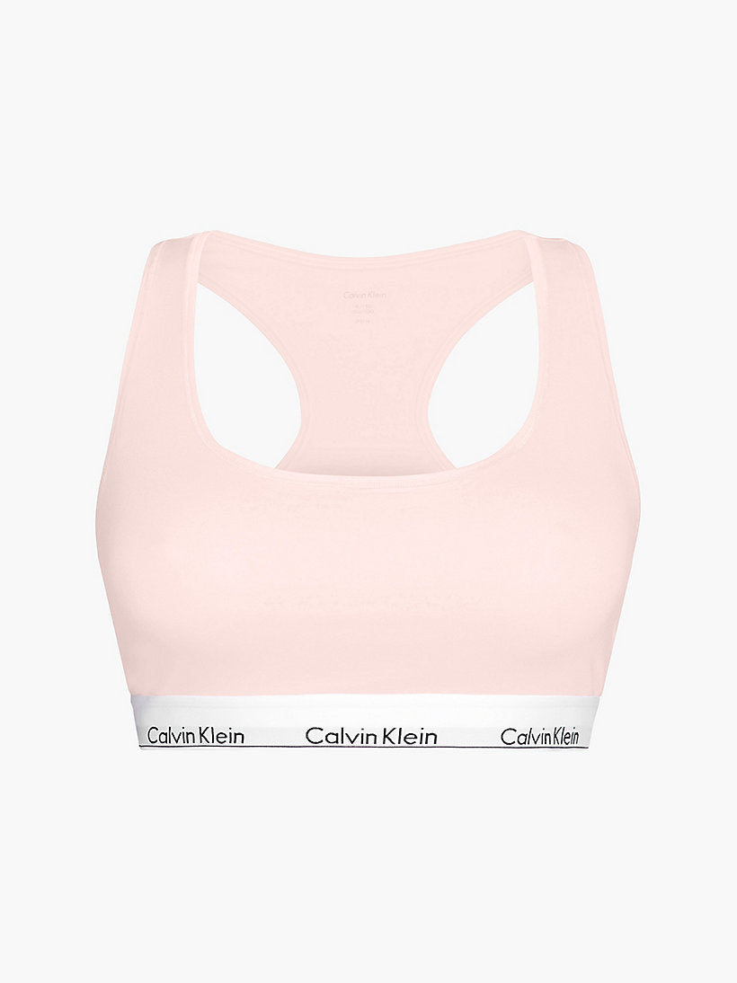 calvin klein underwear womens modern cotton pink bralette - 8586