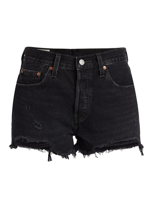LEVIS PREMIUM WISE UP 501 CUT OFF SHORTS - 8586 (front view)
