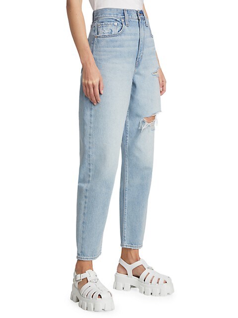 LEVIS WOMENS HIGH RISE DISTRESSED DENIM - 8586