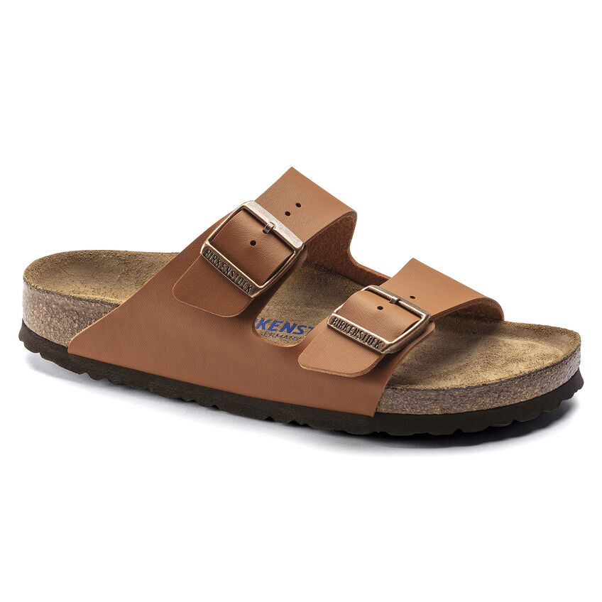 BIRKENSTOCK MEN'S GINGER BROWN SOFT FOOTBED SHOE - 8586