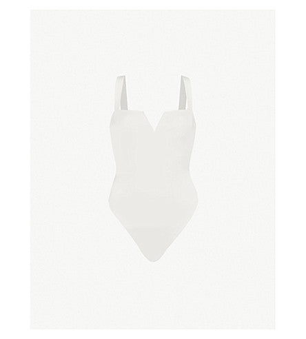 FREE PEOPLE: PIPPA ivory V-WIRE THONG BODYSUIT - 85 86 eightyfiveightysix