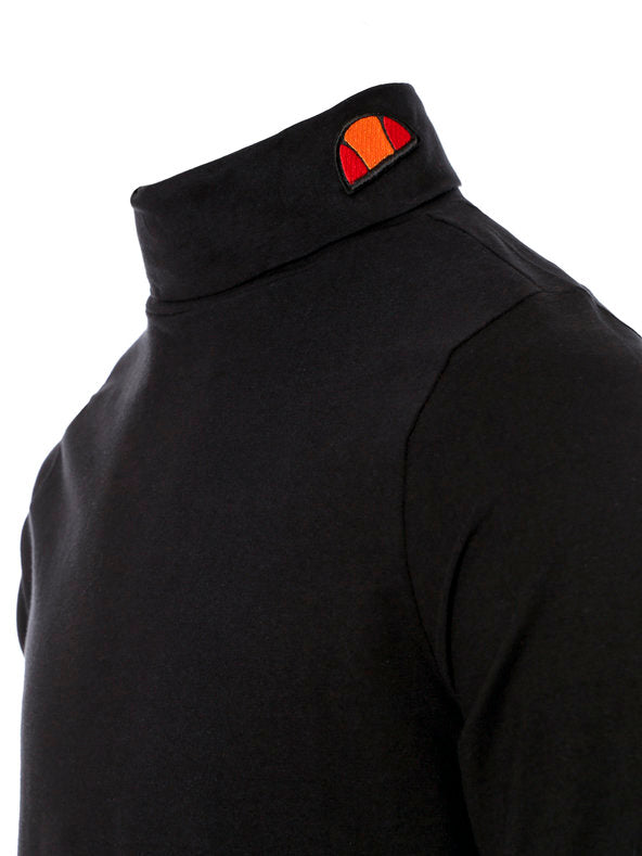 ELLESSE: AMICA BLACK TURTLENECK LONG SLEEVE TEE