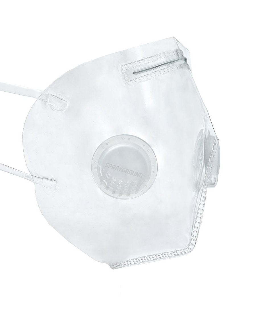 SPRAYGROUND ADULT CLEAR FACE COVERING MASK - 8586