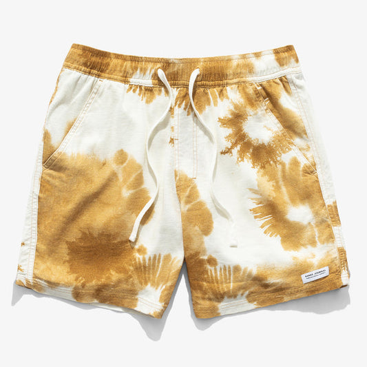 BANKS JOURNAL WASHED UP TIE DYE ELASTIC WALKSHORT - 8586