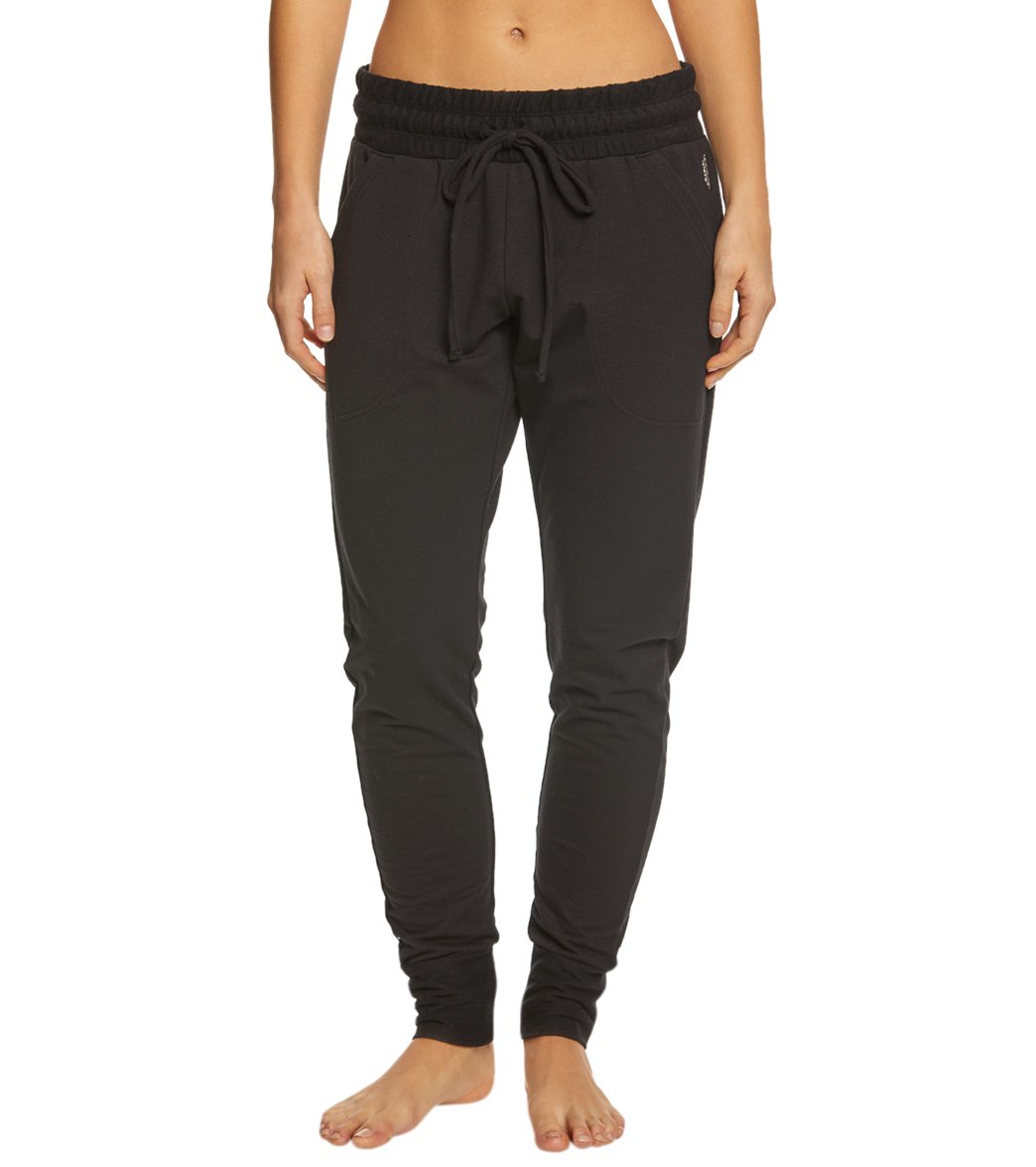 FREE PEOPLE: SUNNY SKINNY SWEATPANTS ARMY GREEN - 85 86 eightyfiveightysix