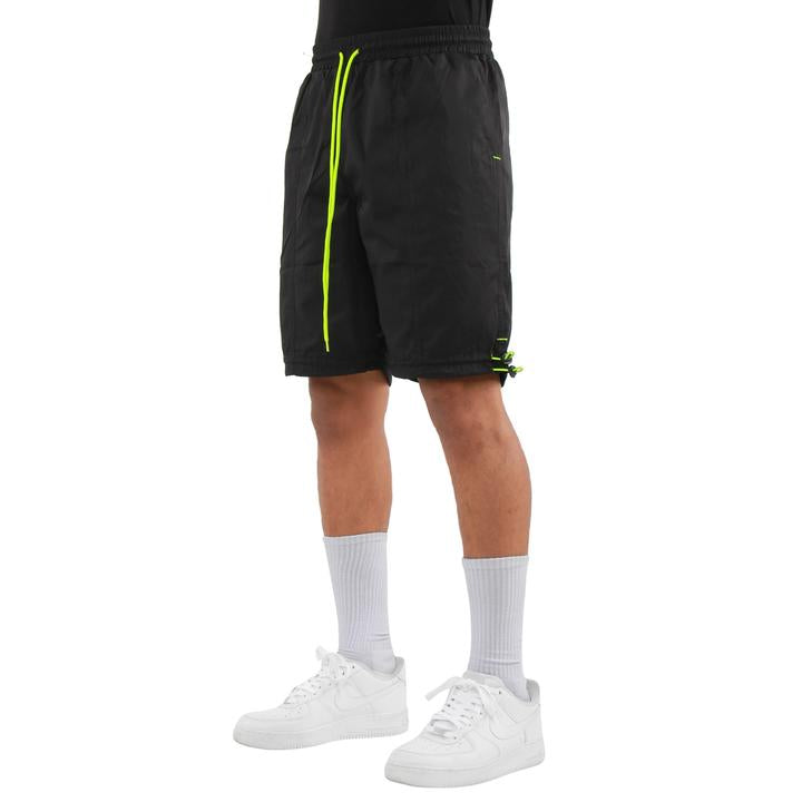 EPTM HYPER BLACK NEON YELLOW TRACK SHORTS - 8586