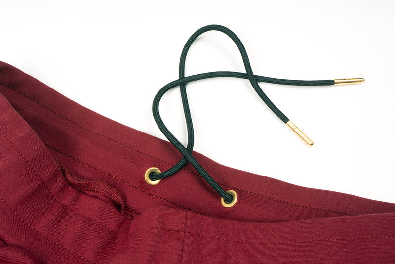 ALPHASTYLE BURGUNDY TRACK PANTS - 8586