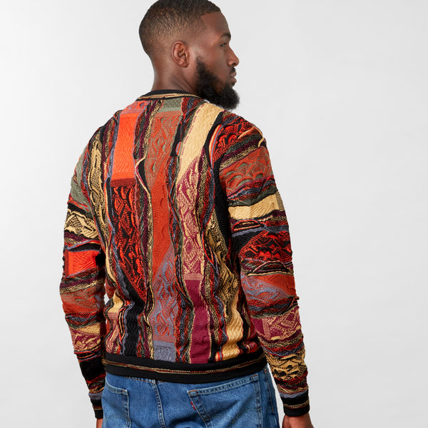 COOGI MEN'S LIMITED EDITION PATCHWORK SWEATER - 8586
