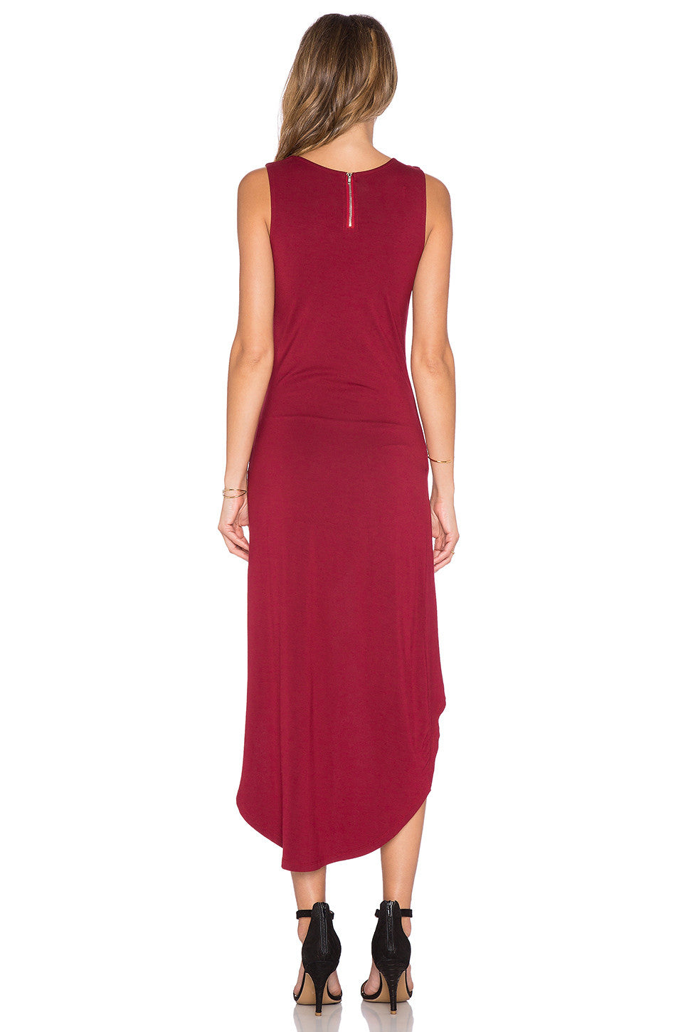 BISHOP + YOUNG : HALEY MAXI DRESS BURGUNDY - 85 86 eightyfiveightysix