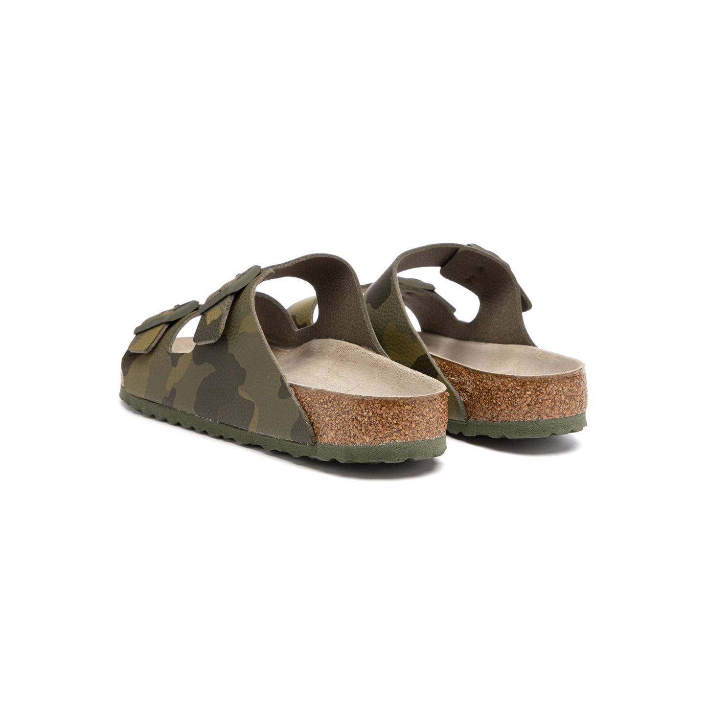 BIRKENSTOCK MEN'S ARIZONA BIRKOFLOR CAMOUFLAGE SLIDE SANDAL - 8586