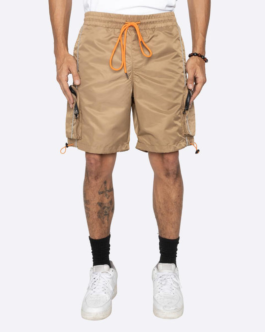 eptm mens 3m khaki cargo shorts - 8586