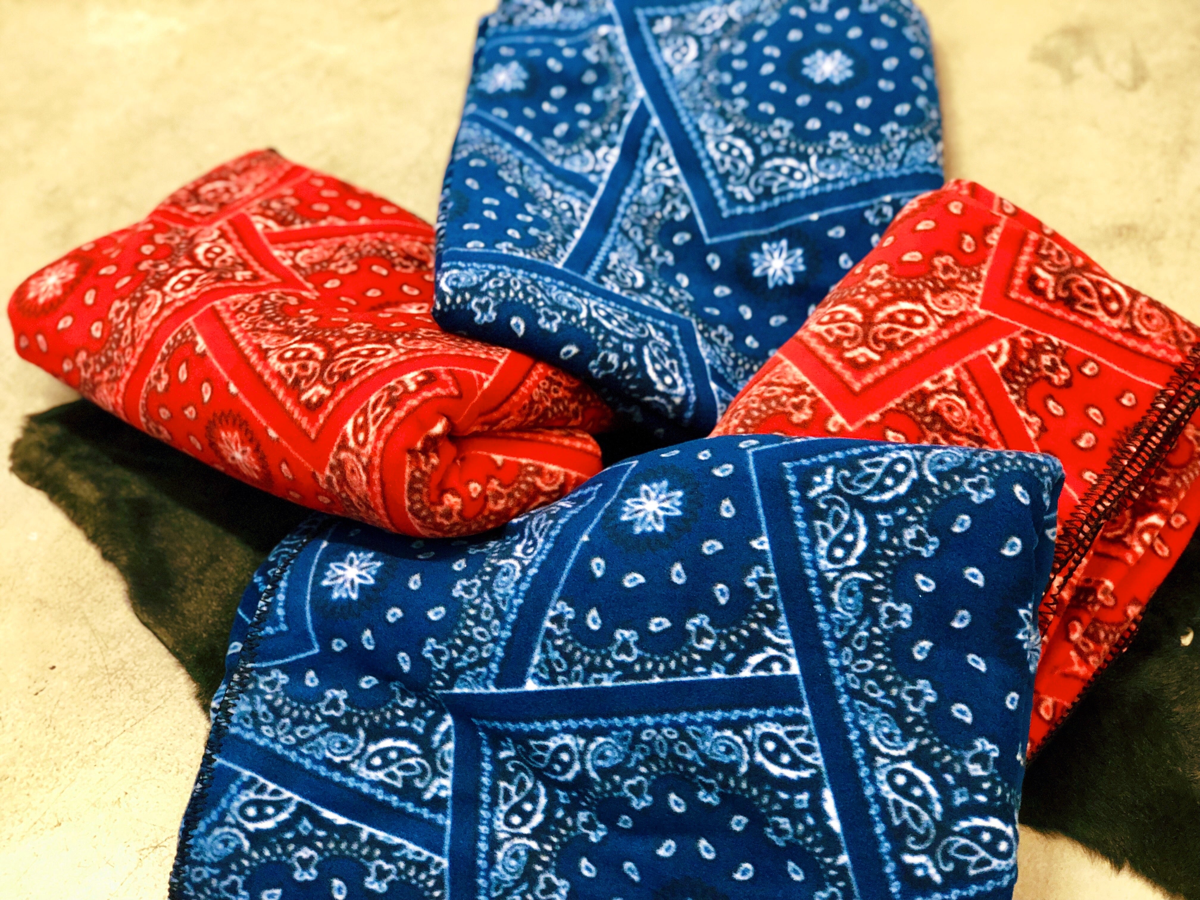 Bandana cheap fleece blanket