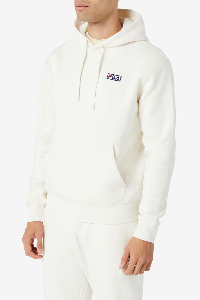 fila heritage algot cream mens hoodie - 8586