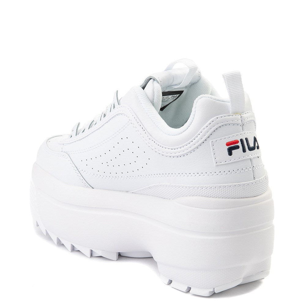 temperament Doe voorzichtig knijpen FILA: DISRUPTOR II WEDGE CHUNKY WHITE SNEAKERS – 85 86 eightyfiveightysix