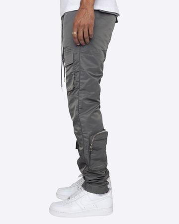 EPTM MENS GREY CARGO POCKET PANTS - 8586