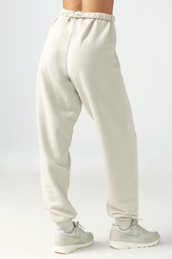 JOAH BROWN OVERSIZED JOGGER PANTS SAHARA OFFWHITE - 8586