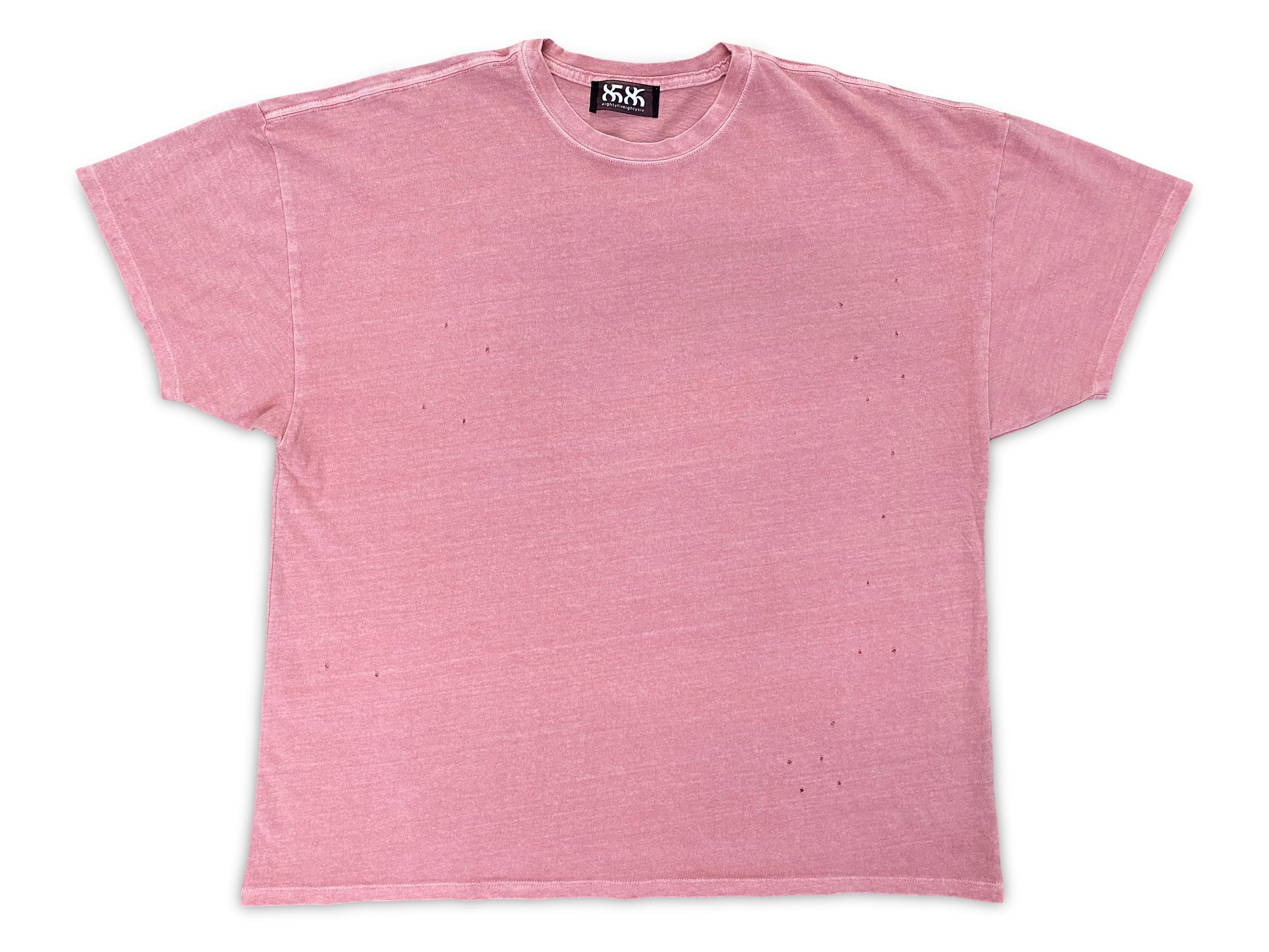 GARMENT DYE PINK T-SHIRT DRESS - 8586