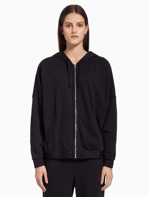 CALVIN KLEIN: OVERSIZED TONAL LOGO HOODIE - 85 86 eightyfiveightysix