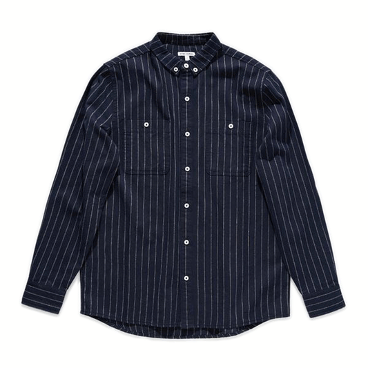 BANKS JOURAL SOMEDAYS PINSTRIPE L/S WOVEN SHIRT - 8586
