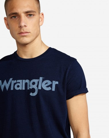 WRANGLER: VINTAGE INDIGO LOGO TEE - 85 86 eightyfiveightysix