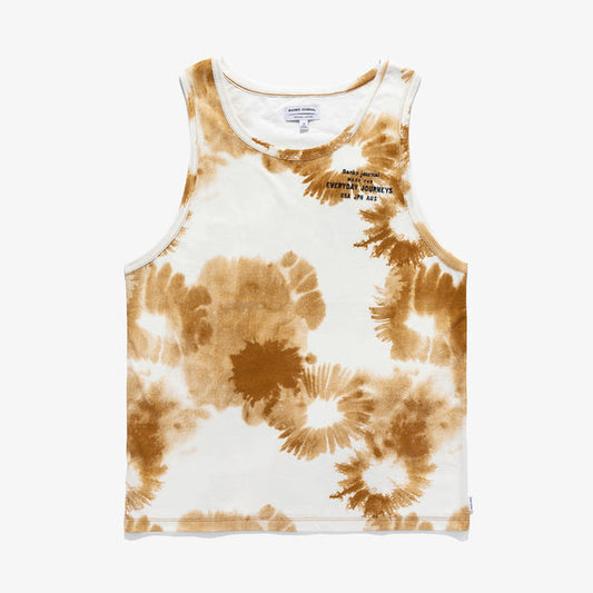 BANKS JOURNAL WASHED UP TOBACCO TIE DYE TANK - 8586