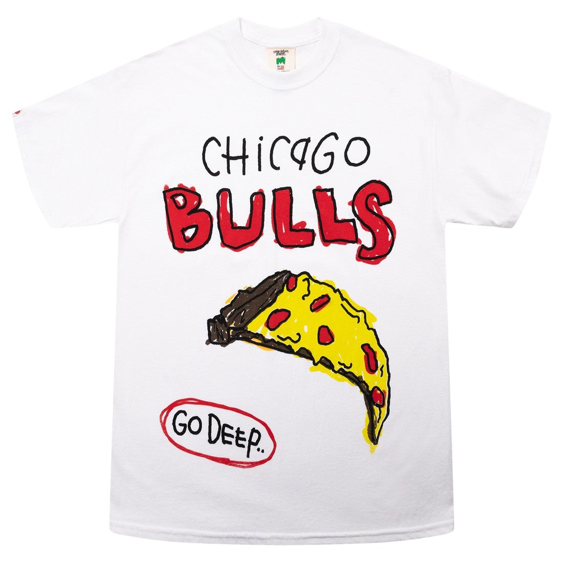 CHICAGO BULLS WHITE NBA T-SHIRT- 8586
