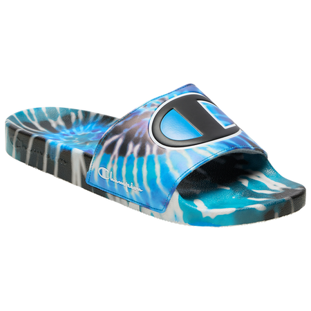 CHAMPION IPO BLUE TIE DYE SLIDES 85 86 eightyfiveightysix