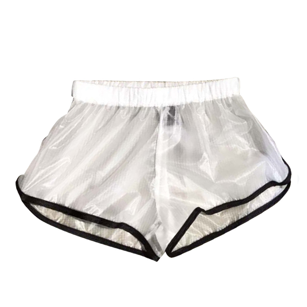 BOHO: TRANSLUCENT CLEAR SHORTS - 85 86 eightyfiveightysix