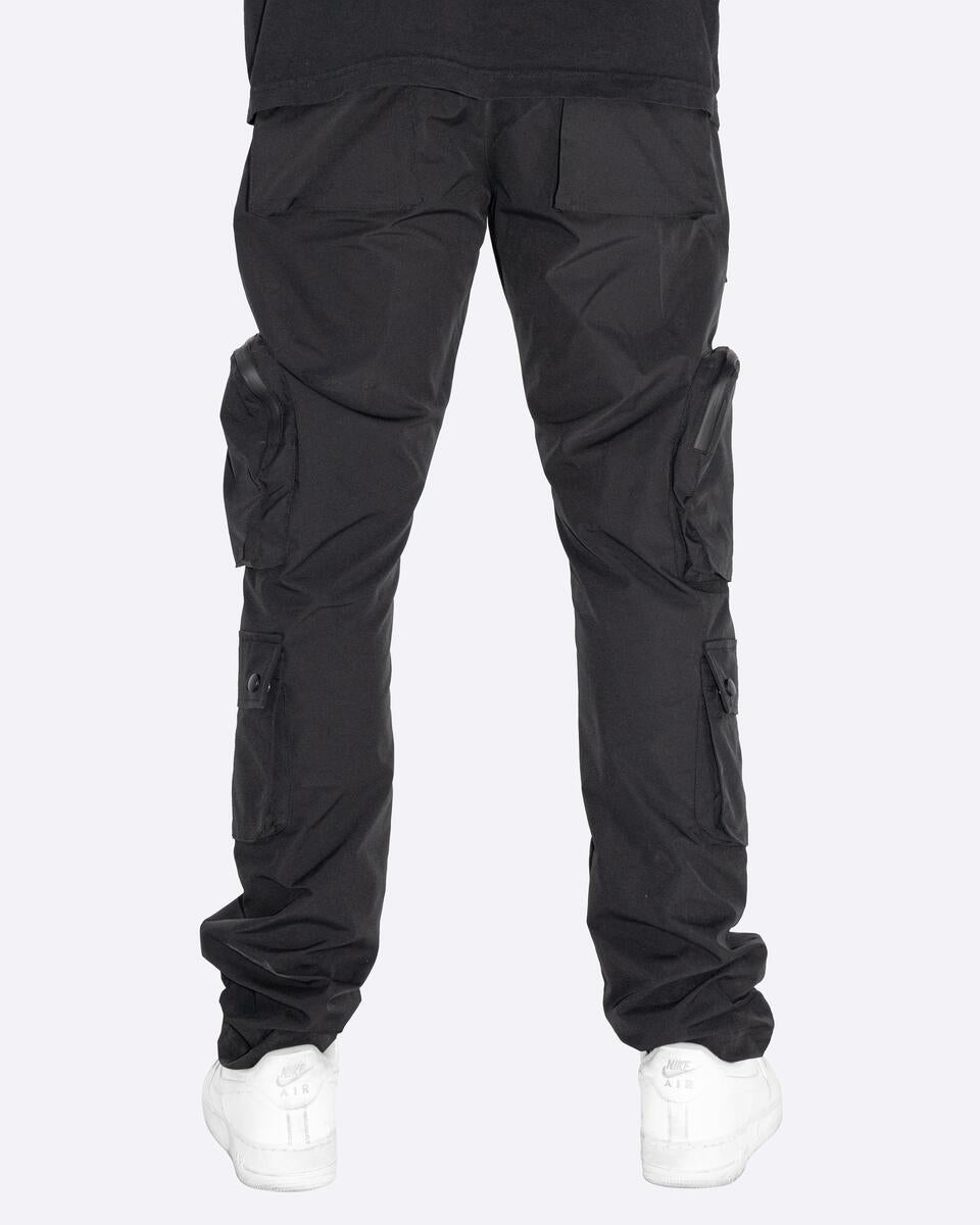 EPTM X DAVE EAST BLACK CARGO PANTS - 8586 (back view)