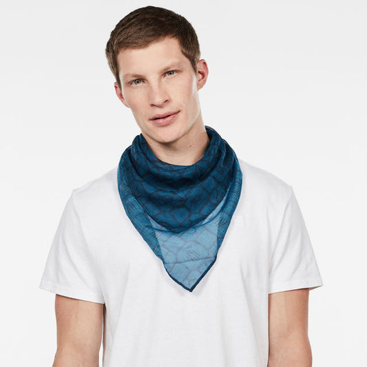 G-STAR RAW TURQUOISE BANDANA - 8586