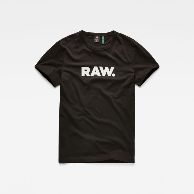 G-STAR: RAW HOLORN SHORT SLEEVE T-SHIRT BLACK