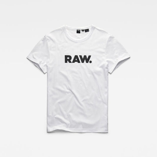 G-STAR: RAW HOLORN SHORT SLEEVE T-SHIRT WHITE