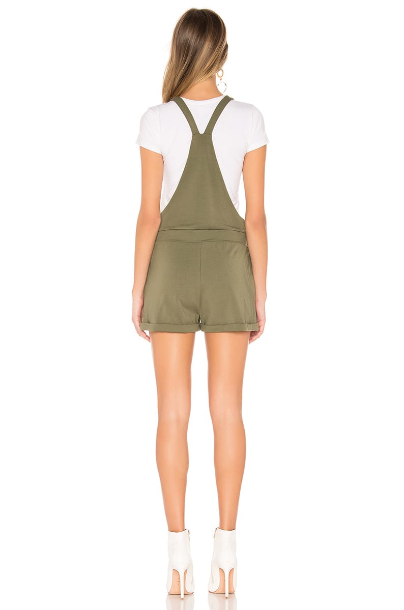 BB DAKOTA: GET SHORTIE FRENCH TERRY SHORTALLS
