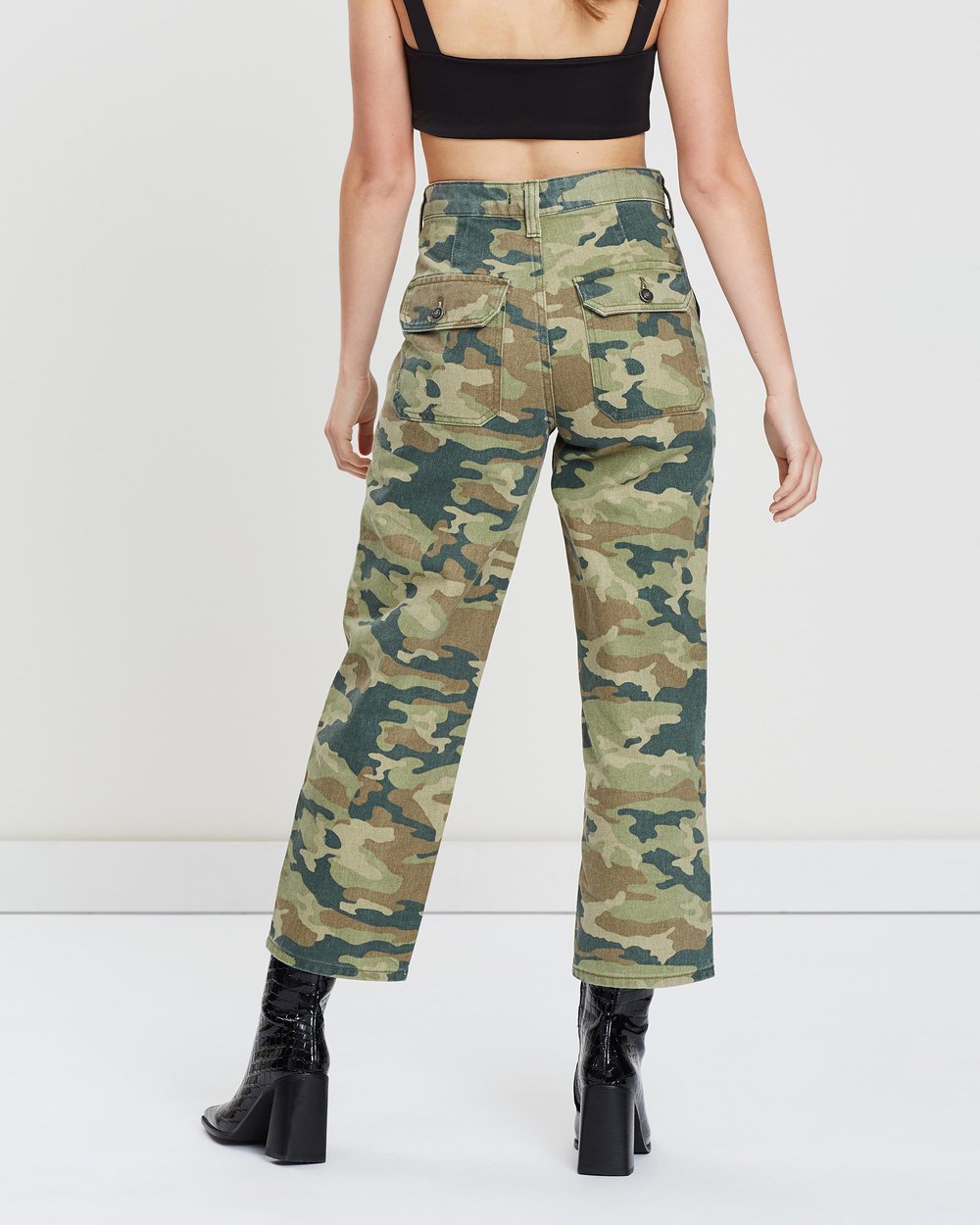 FREE PEOPLE REMY CROP PANTS - 8586