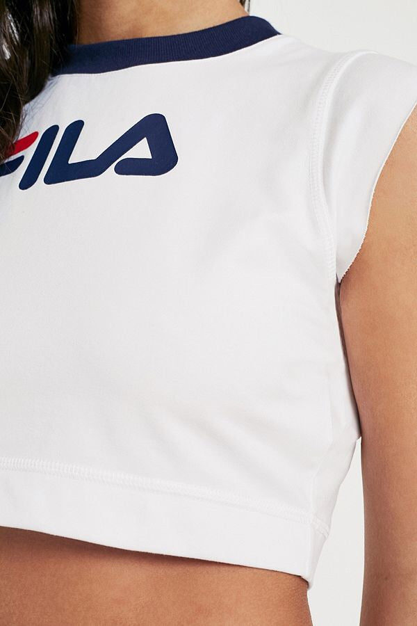 FILA HERITAGE: PIA CROP TEE - 85 86 eightyfiveightysix