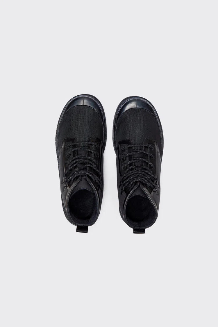 PALLADIUM: PAMPA RAINS BOOTS BLACK (top view)