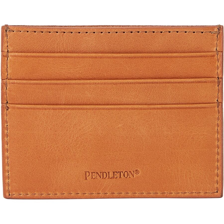 pendleton mens leather 4 slot card case wallet - 8586