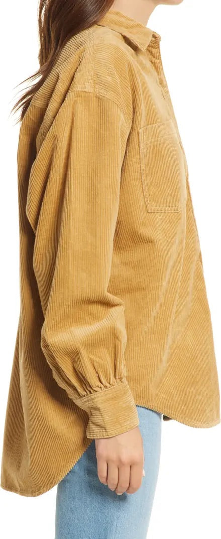 LEVIS PREMIUM: REMI UTILITY CORDUROY SHIRT (side view)