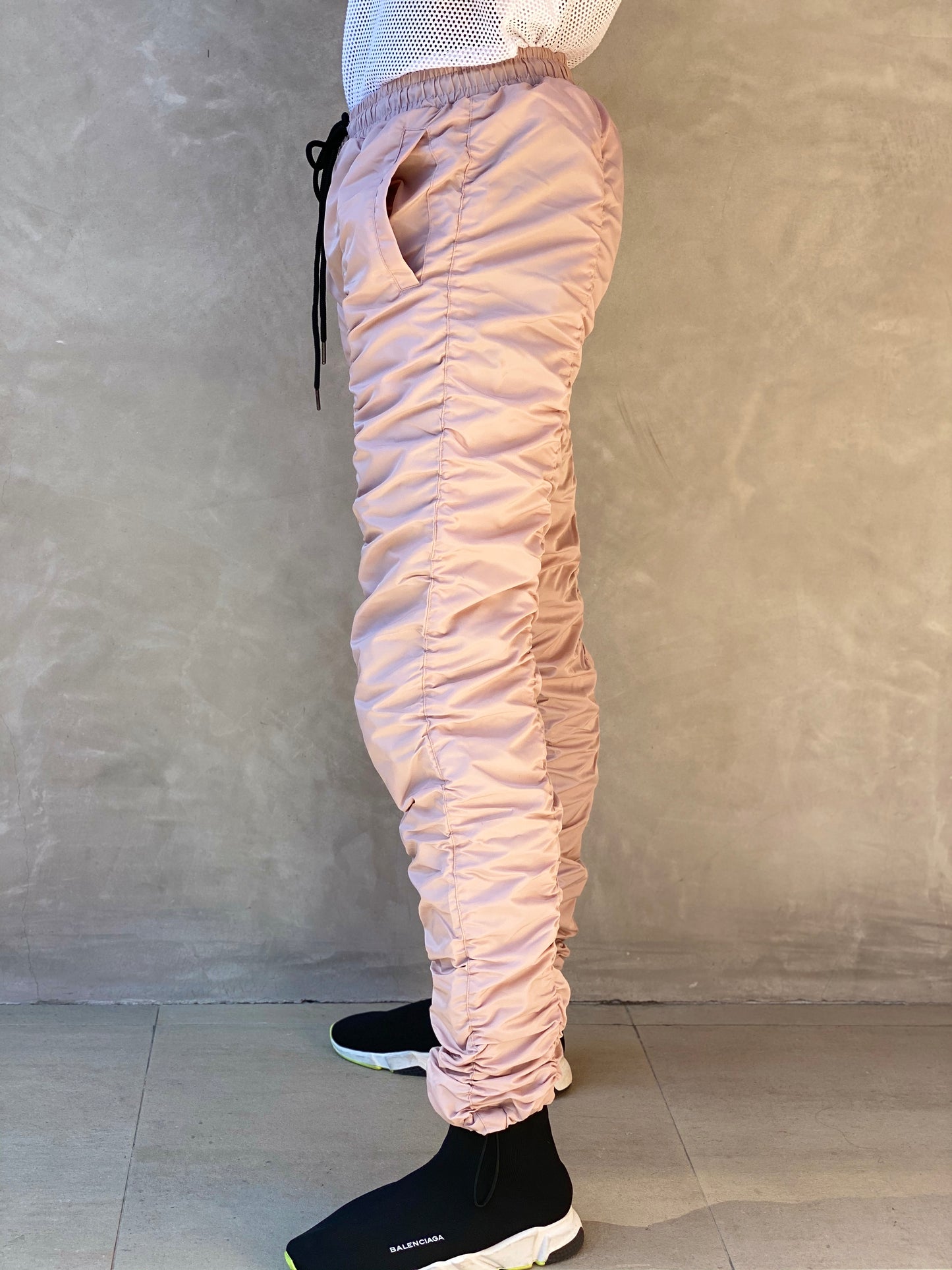 EPTM: COMPRESSED NYLON PANTS (side view)