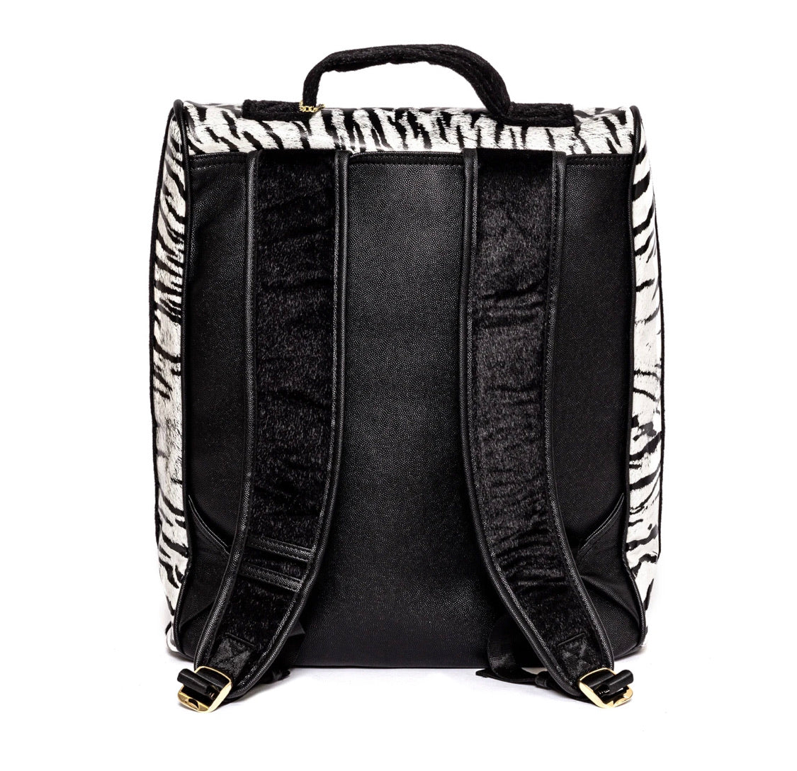 TOTE N CARRY: ZEBRA PRINT APOLLO BACKPACK
