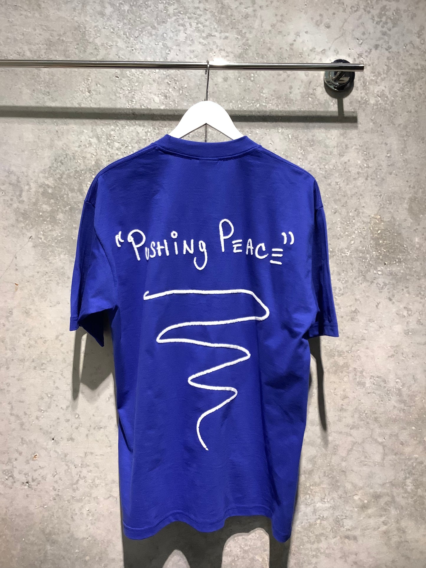 CLASS DISMISSED: PUSHING PEACE T-SHIRT ROYAL BLUE