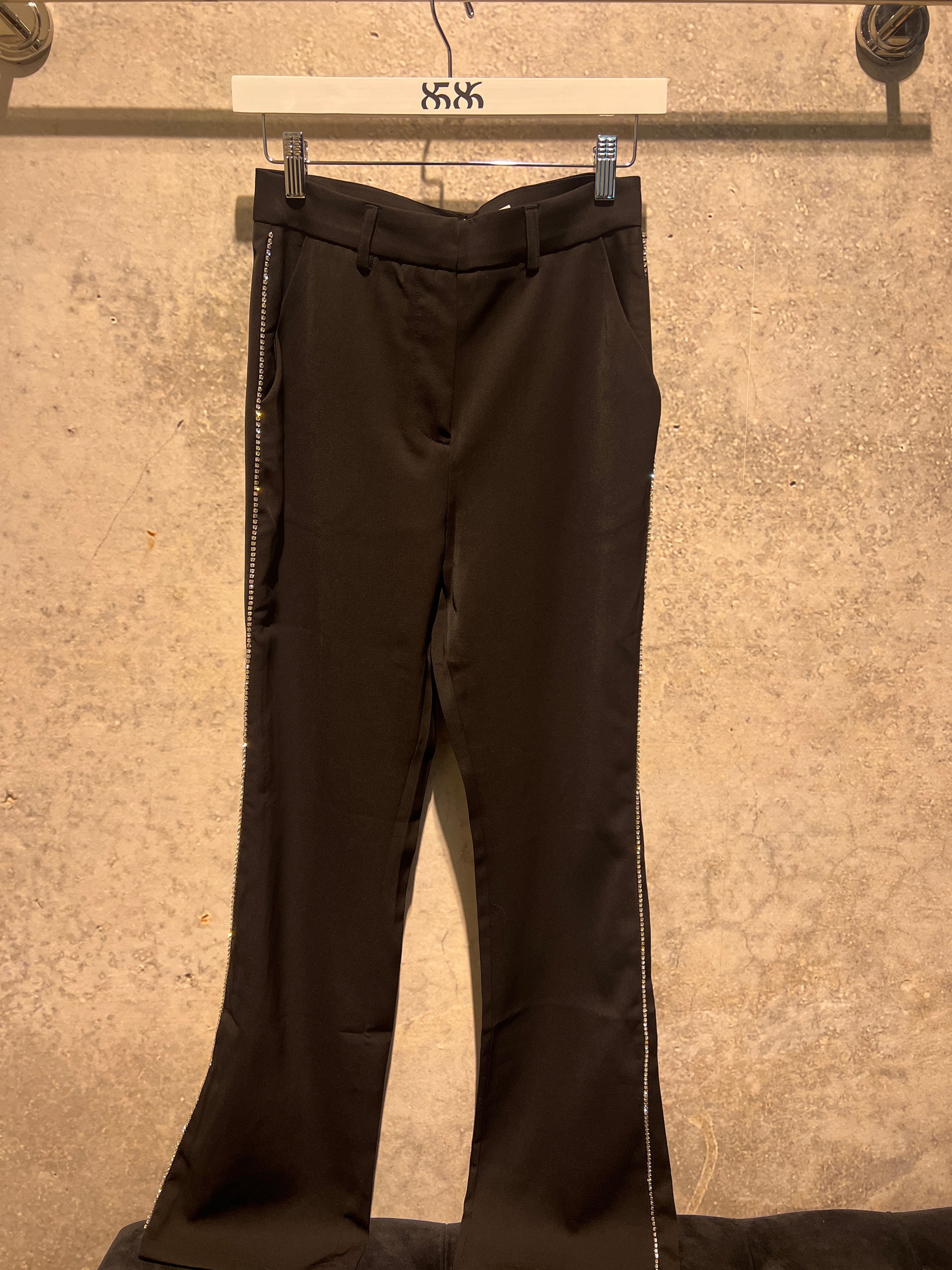BEULAH: Crystal Trouser Pants (front view)