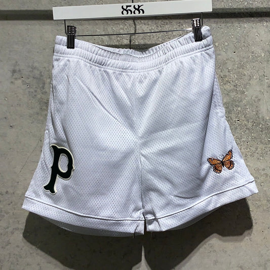 PARADISE & Co: WHITE BASKETBALL SHORTS