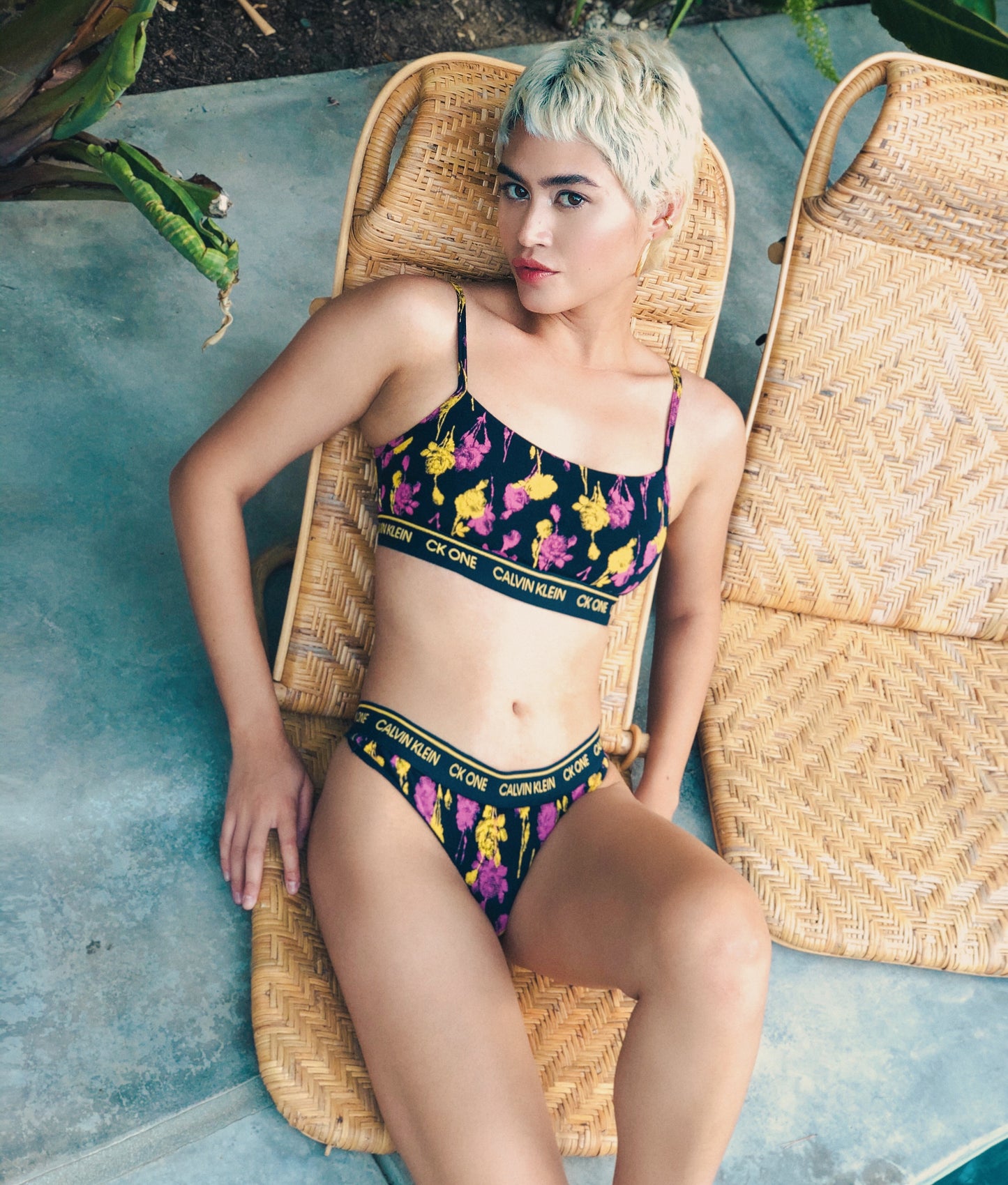 CALVIN KLEIN UNDERWEAR:  CK ONE UNLINED SWEET ROSIE BRALETTE