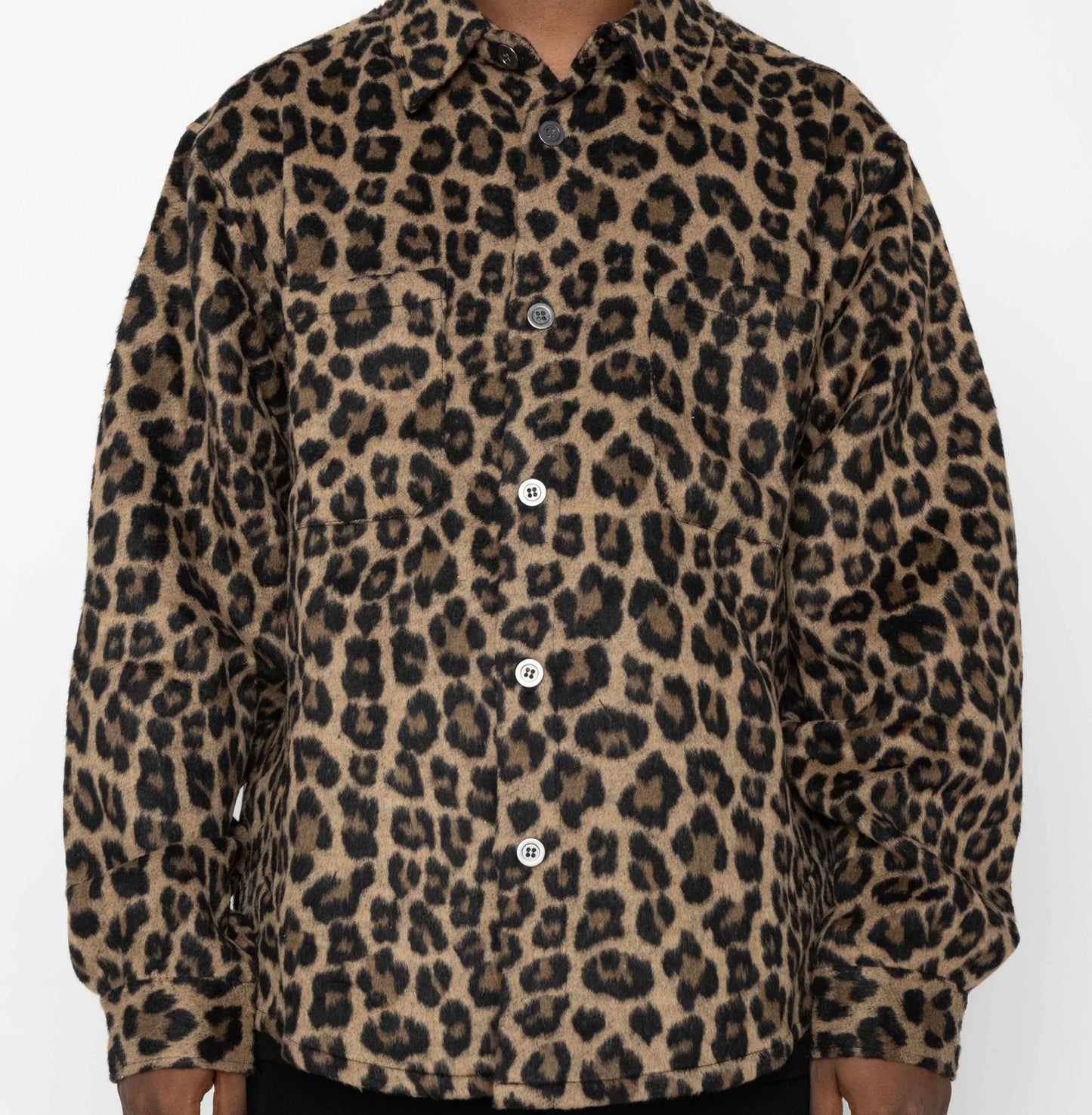 EPTM: MOHAIR FLANNEL SHIRT ANIMAL PRINT