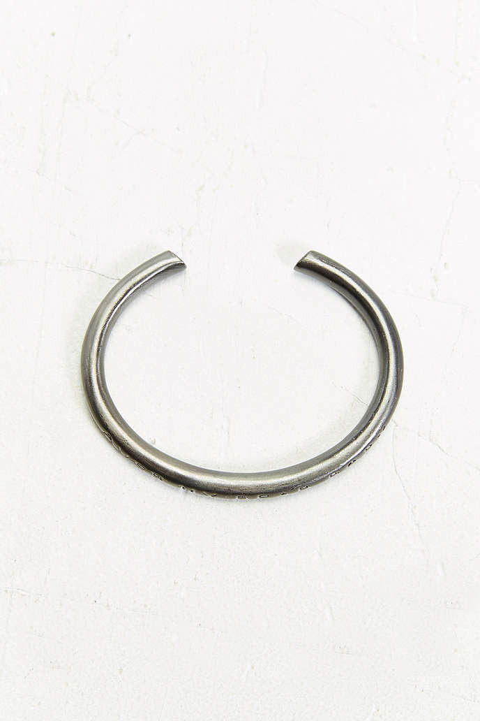 CHEAP MONDAY : ENGRAVED CUFF BRACELET - 85 86 eightyfiveightysix