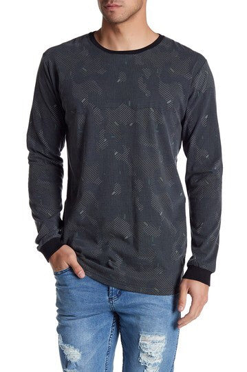 NANA JUDY: DIABLO LONG SLEEVE CAMO PRINT SHIRT - 85 86 eightyfiveightysix