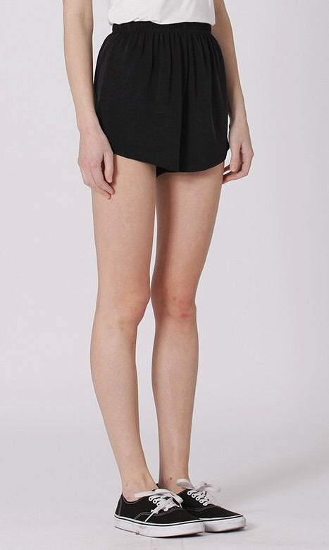 Womens black lounge shorts - 8586