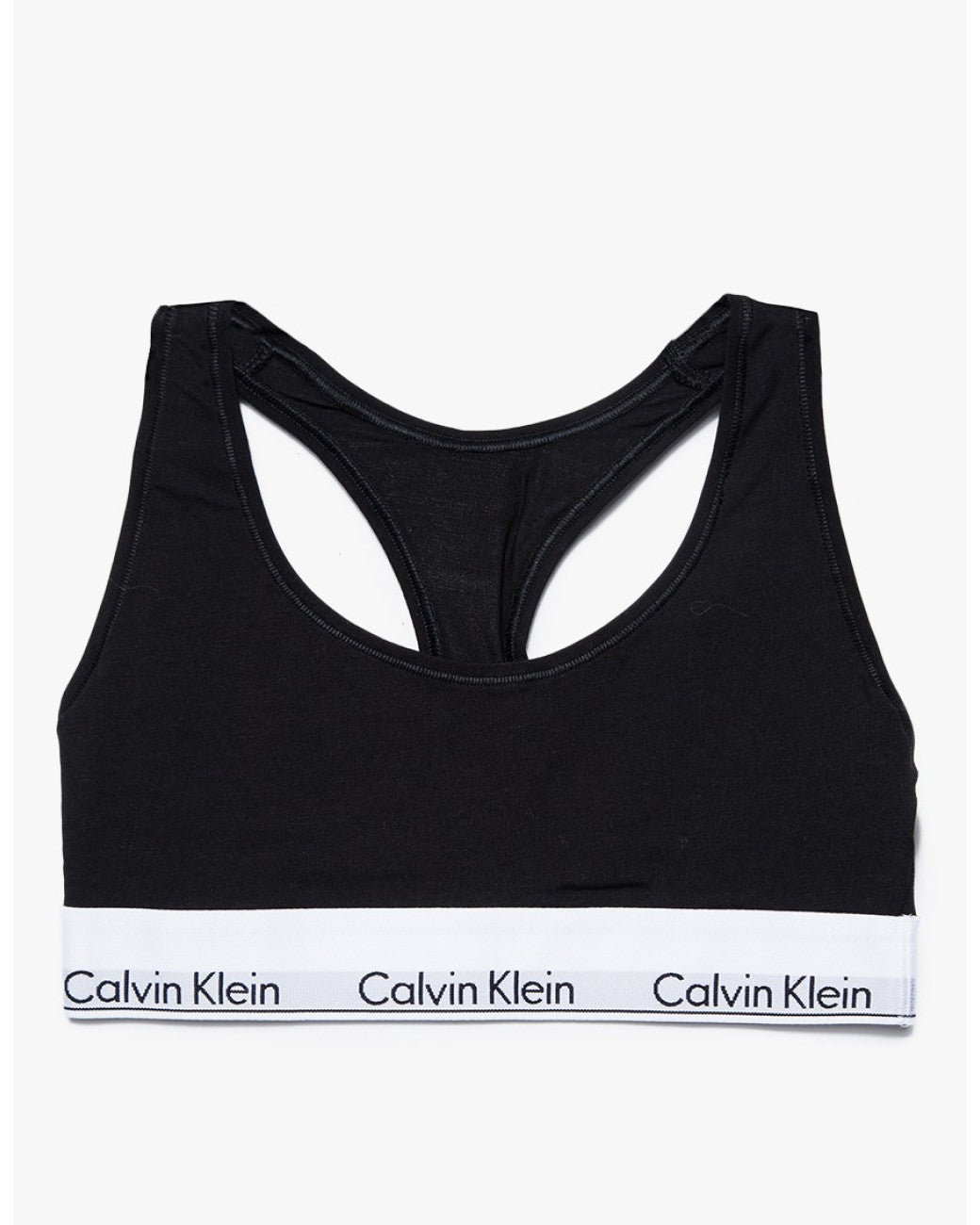 CALVIN KLEIN : COTTON BRALETTE TOP - BLACK - 85 86 eightyfiveightysix