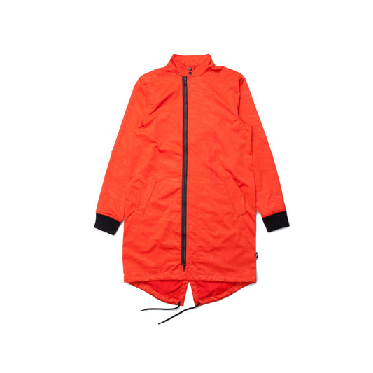 PUBLISH BRAND: YAIR ORANGE TRENCH COAT JACKET - 85 86 eightyfiveightysix